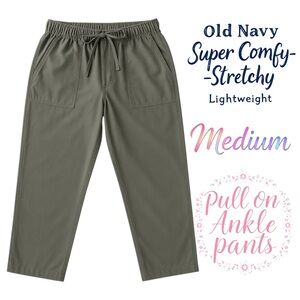 👛 (ANY 2/$20) OLD NAVY ACTIVE Pull On Elasticized Waist, Drawstring, 2 Pockets